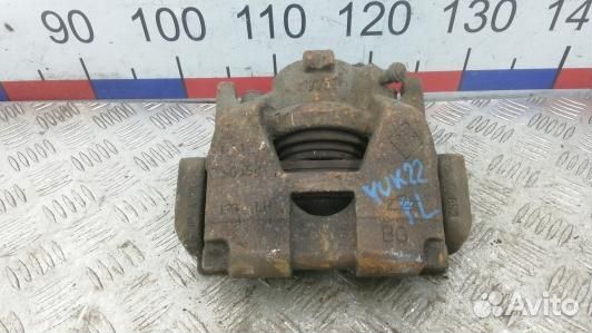 Суппорт тормозной передний левый renault scenic 3