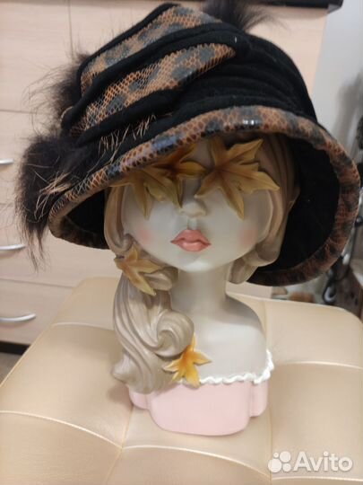 Шапка шляпка берет