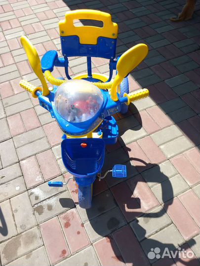 Прогулочная коляска-велосипед