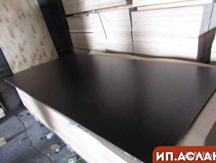 Фанера ламинированная 9мм, 12мм, 15мм, 18мм, 21мм