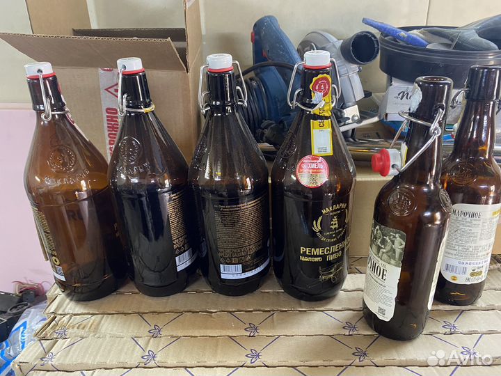 Бутылка с бугельной пробкой