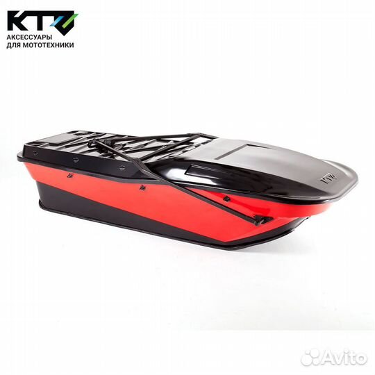 Сани волокуши ктз Экспедишн с жесткой крышкой