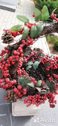 Плетеная корзинка- декор