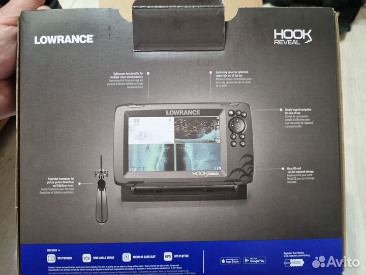 Lowrance hook 7 tripleshot