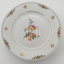 Набор из 5-ти десертных тарелок, украшенных