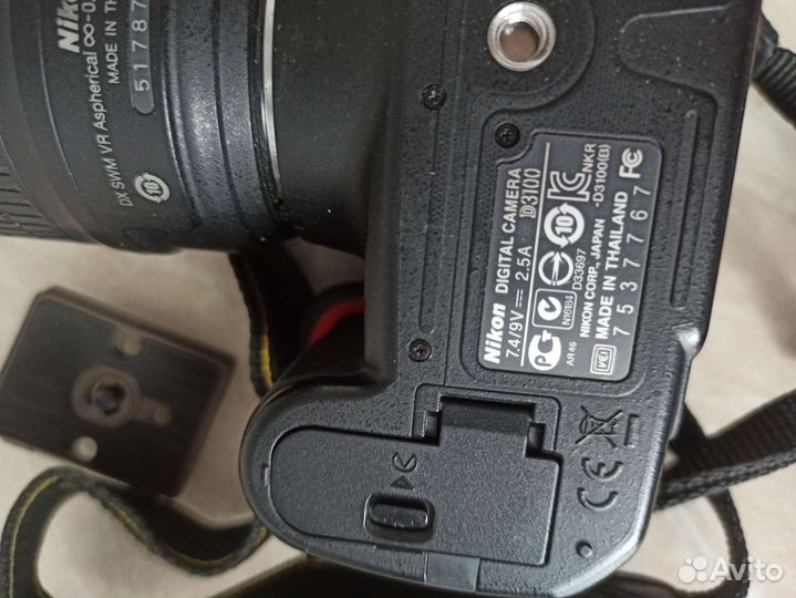 Фотоаппарат nikon d3100 DX 18-55 AF Snikkor