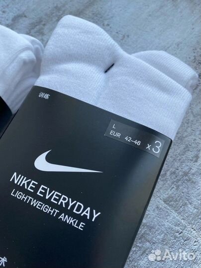Оригинальные носки Nike Everyday высокие 3 пары