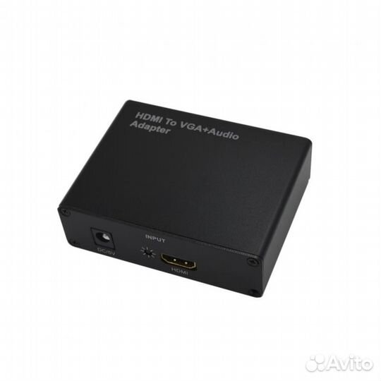 Конвертер hdmi на VGA + звук (2RCA) металл