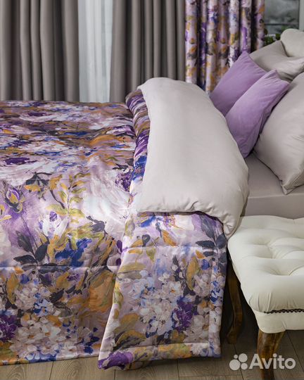 Покрывало Медина сирень на кровать