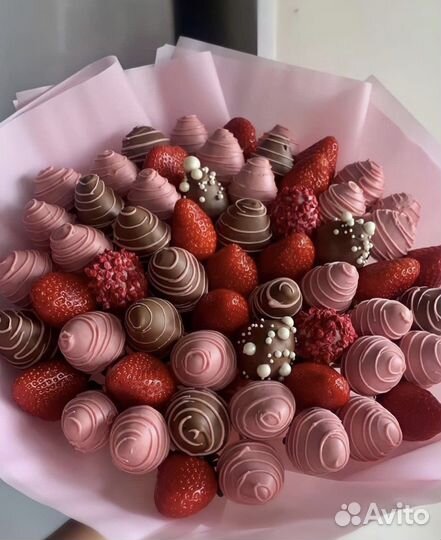 Букеты клубника в шоколаде съедобные букеты