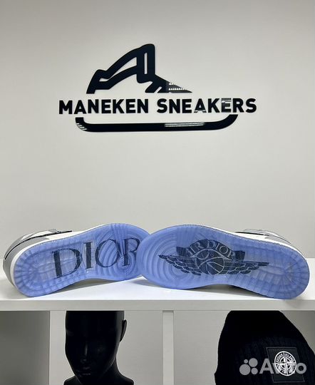 Кроссовки Зимние Nike Air Jordan 1 Dior