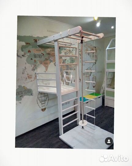 Спортивная шведская стенка из дерева