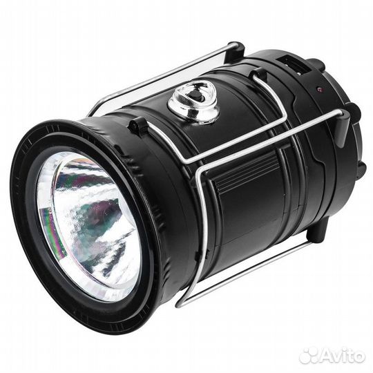 Фонарь для кемпинга с солнечной панелью 6 SMD LED