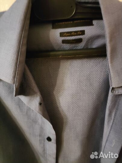 Рубашка 39 по вороту 100 хлопок