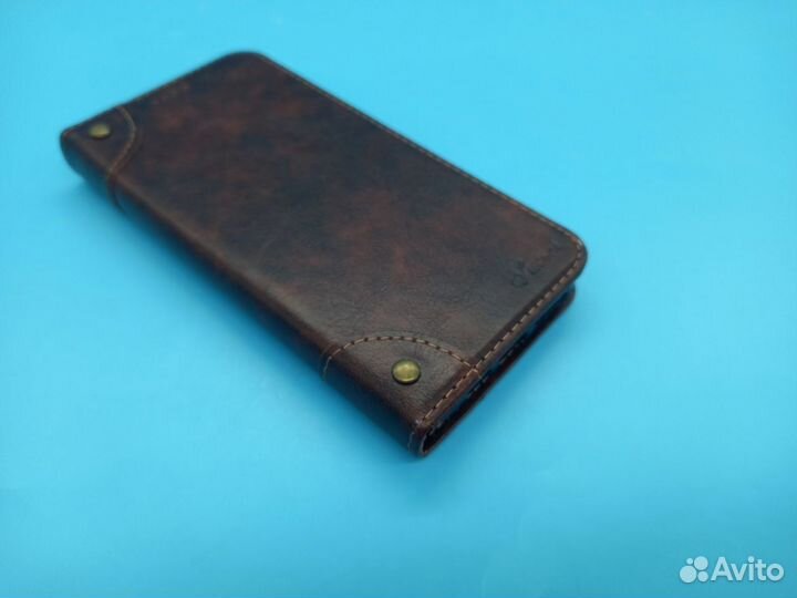 97225 Классический чехол-книжка из кожи для iPhone