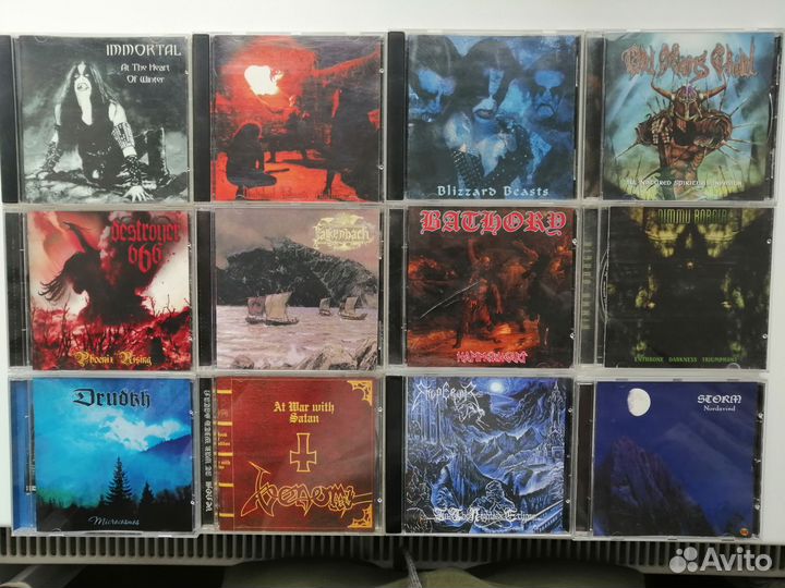 Музыкальные Cd диски Black, Death, Pagan, metal