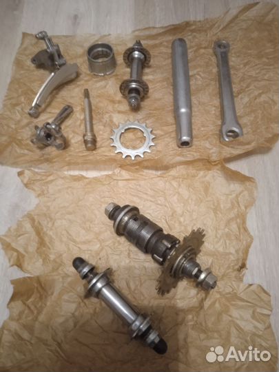 Запасные части вело новые с хранения и б/у