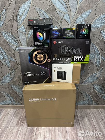 Игровой пк i5-10600kf/32gb/250gb/1tb/RTX3080