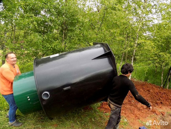 Септик для дома и дачи. Установка под ключ