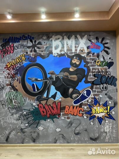 Роспись на стенах