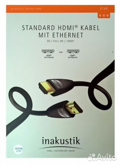 Кабель Hdmi Inakustik 10 m