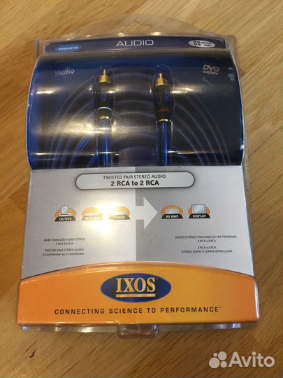 Аудиокабель межблок (2RCA/2RCA) Ixos XHA215-300 IC