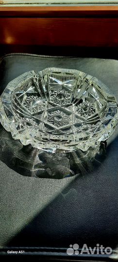 Пепельница хрустальная СССР