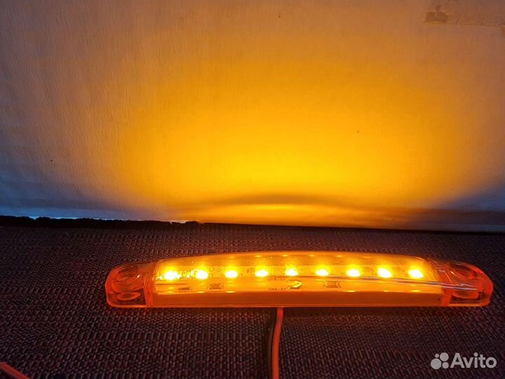 Маркерный 10 шт фонарь 9 диодов 10 см Турция