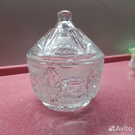 Хрустальная конфетница СССР