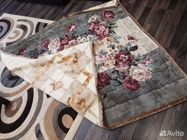 Плед новый двусторонний