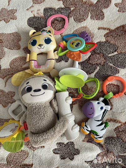 Детские игрушки погремушки пакетом