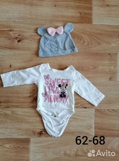 Вещи детские 56 62 68 слипы боди костюмы