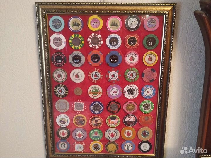 Фишки, жетоны казино, клубов Москвы
