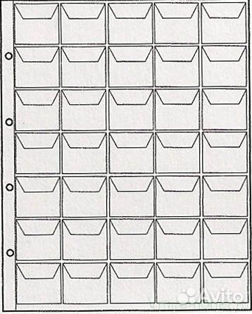Листы для монет Optima и папки