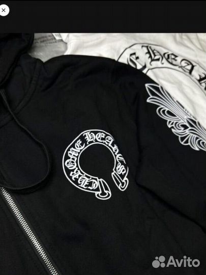 Зип худи chrome hearts