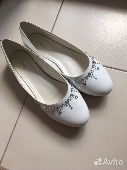 Балетки свадебные