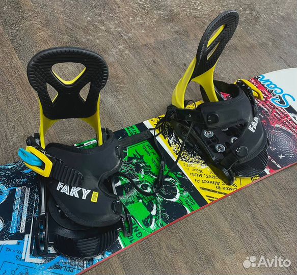 Сноуборд Rossignol Scan 100 + крепы Wedze XS/S