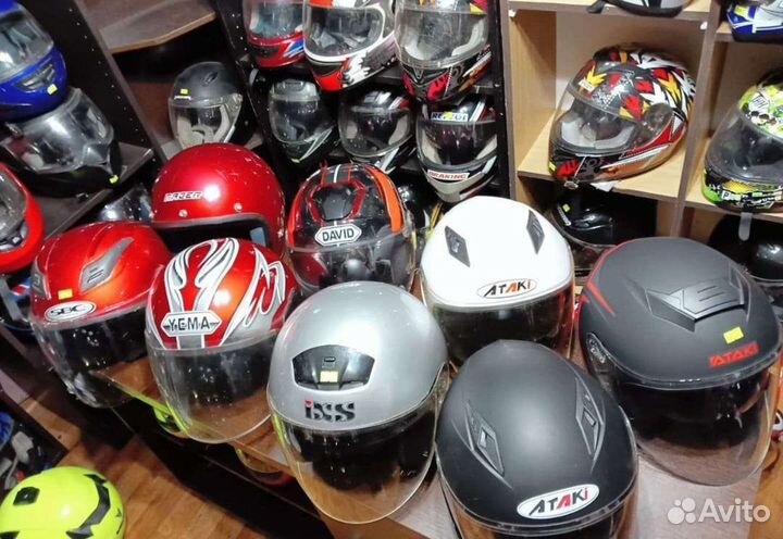 Мотошлем открытый