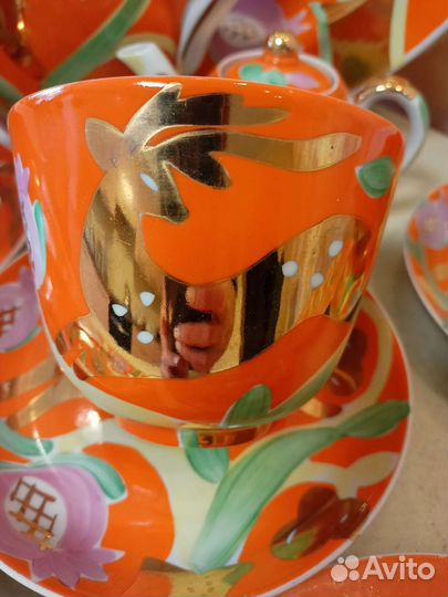 Сервиз столовый Золотой олень Дулево