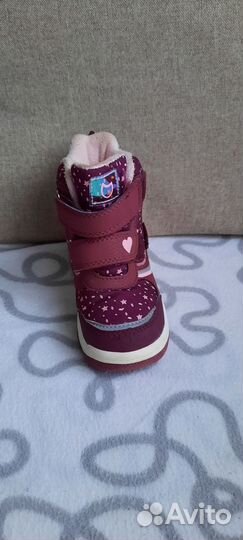 Ботинки зимние для девочки 24 размер котофей