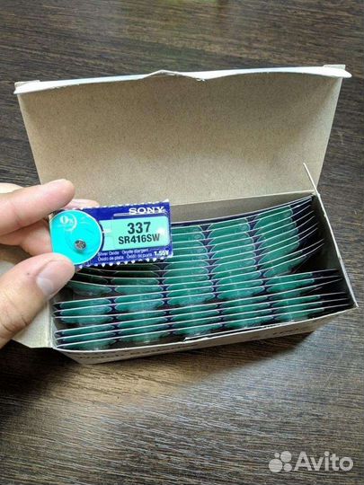 Батарейки для микронаушников sony sr416sw/337