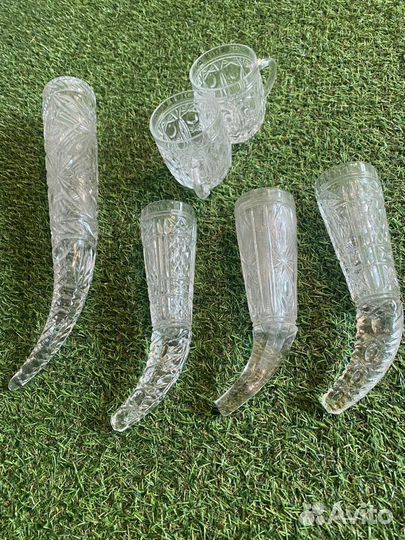 Хрустальные рога кружки СССР