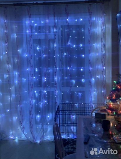 Гирлянда новая интерьерная новогодняя большая 3х3
