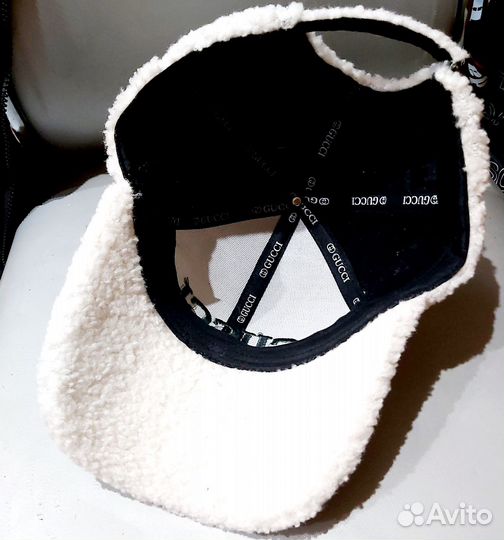 Кепка бейсболка Gucci унисекс шерпа