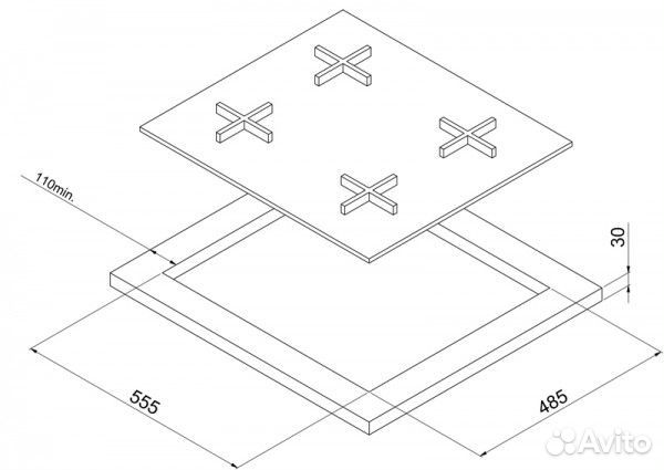 Поверхность korting hgg 785 ctw