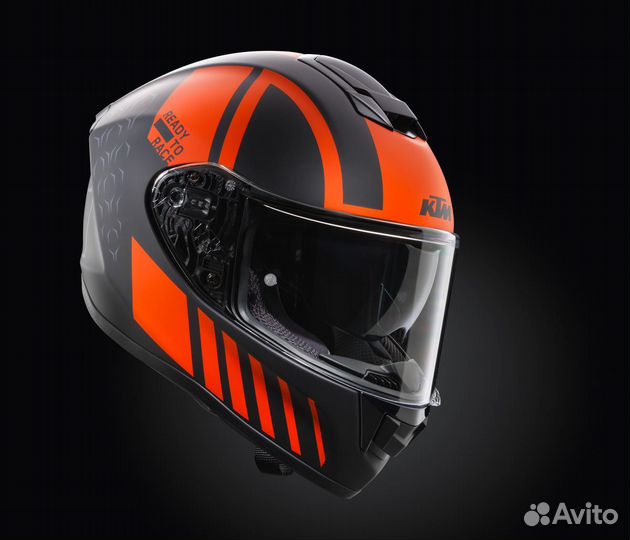 Шлем KTM ST 501 helmet, чёрно-оранжевый, L