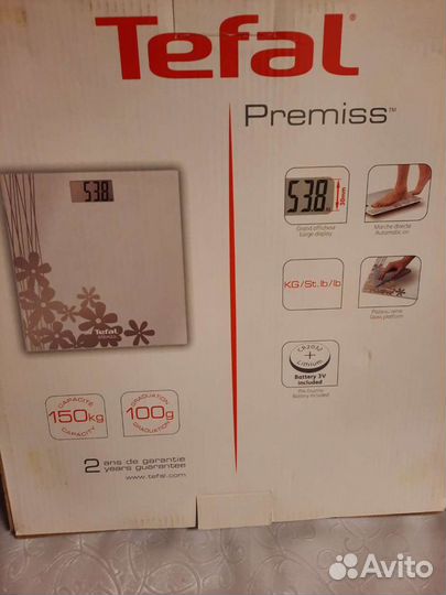 Весы новые Tefal напольные