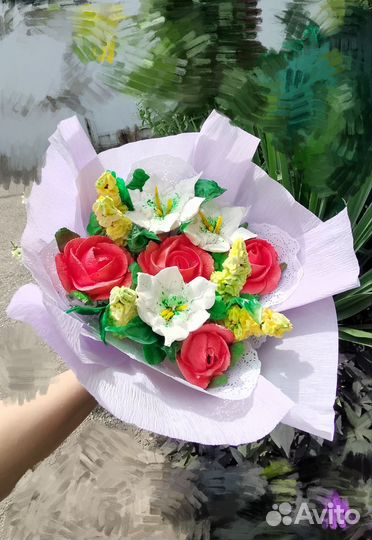 Зефирные букеты на заказ
