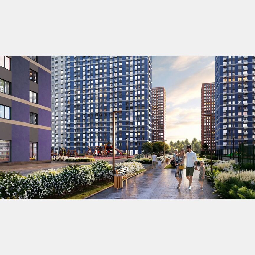 2-к. квартира, 47,2 м², 9/23 эт.