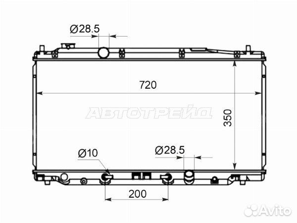 Радиатор honda FIT/jazz 07-13 5D, honda freed 08, honda freed GB# 08
